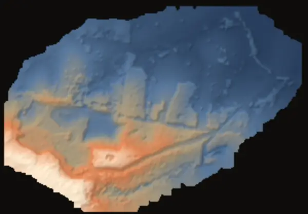 Elevation of Mine Site from the 6 Feb 2025 survey